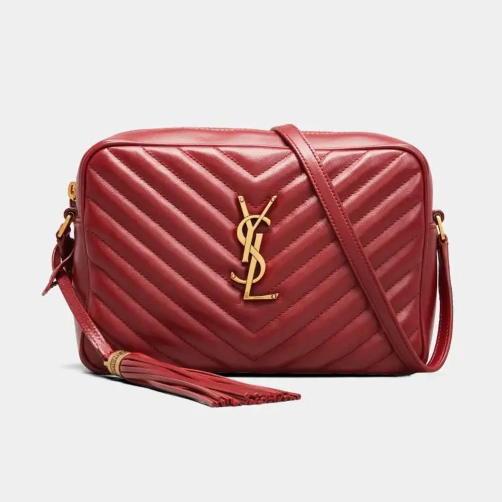 YSL Camera Bag- Dark Red, like New